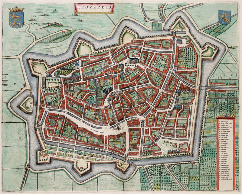 Leeuwarden 1649 Blaeu